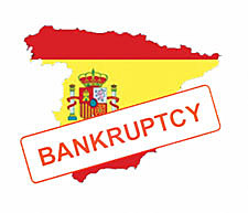 Spain declares Bankruptcy