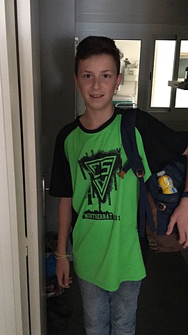 Primera sortida a peu a Montserrat