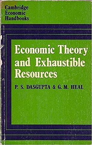 "The economics of exhaustible resources"