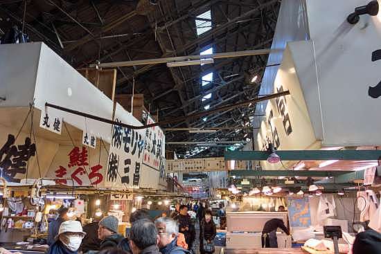 Tsukiji Fish Market, Tokio