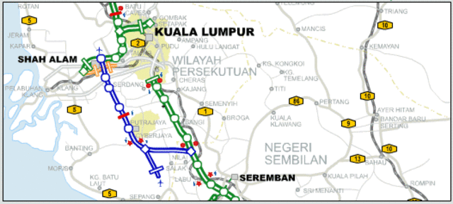 North South Expressway Central Link (ELITE) official operation date
