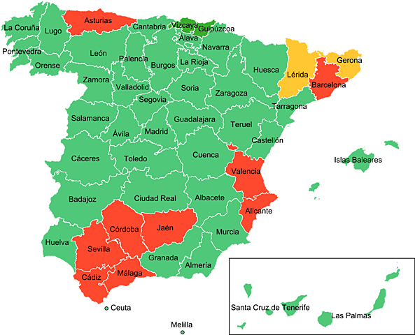 Primeres eleccions generals