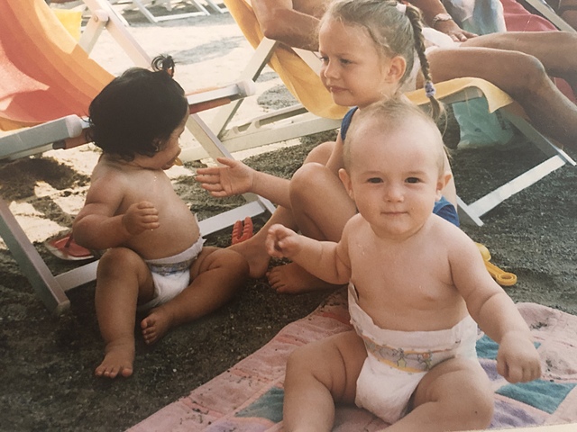 Davide at the seaside