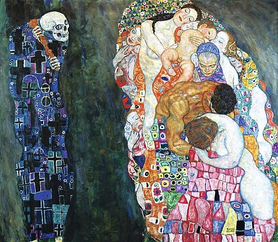 Muerte y Vida por Gustav Klimt