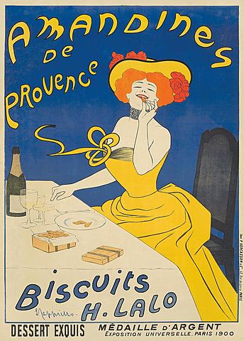 Amandines de Province Biscuits H. Halo por Leonetto Cappiello