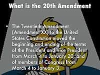 20th Amendment