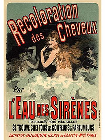 Recoloration des Cheveux par l'Eau des Sirènes