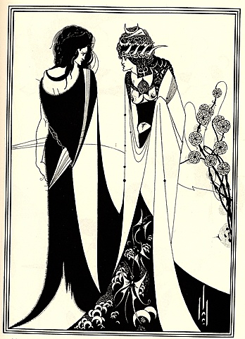Salome with her Mother por Aubrey Beardsley