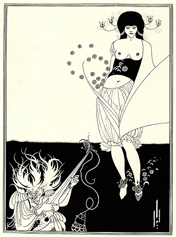 The Stomach Dance por Aubrey Beardsley