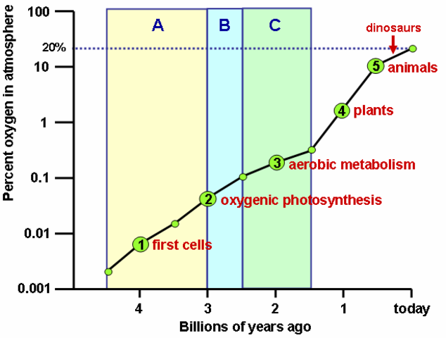 Oxygen Levels (2 BYA)