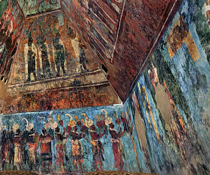 Mayas frescos de Bonampak