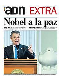 .- Santos gana el premio Nobel de la Paz. Octubre 07 2016