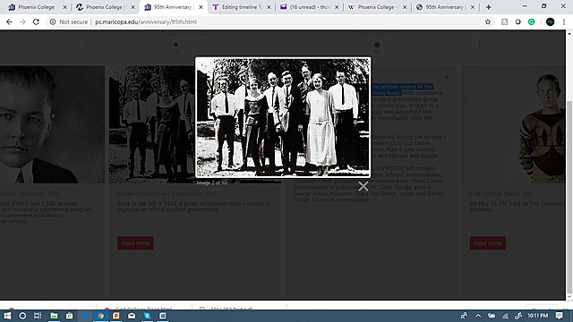 First Student Government formed.