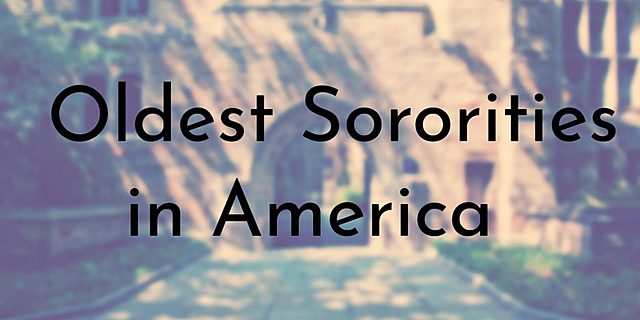 First Sorority in  America Higher Education