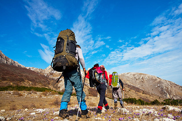 Отправка в туристический поход.