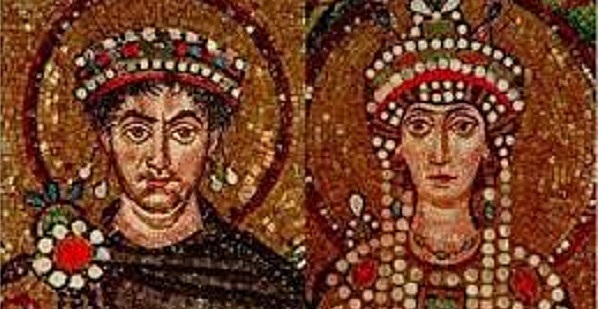 Justiniano eta Teodoaren erregealdiaren hasiera