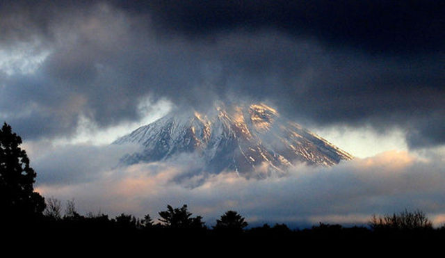 Mt fuji eruption