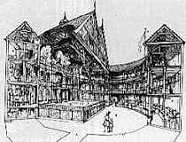 William Shakespeare builds the Globe theatre