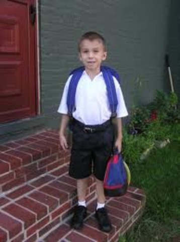 First Day at Kindergarten