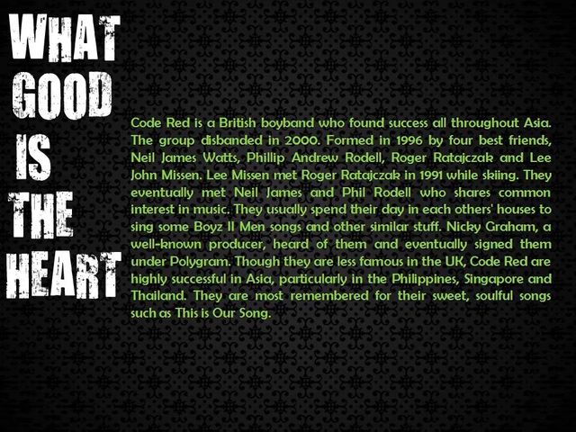 WHAT GOOD IS THE HEART