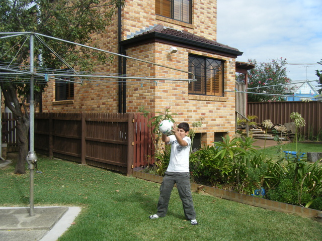 PLAYING SOCCER WITH MY BROTHER