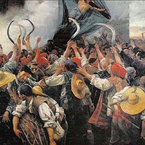 Revolució popular contra els soldats allotjats. Corpus de Sang (7 de juny).