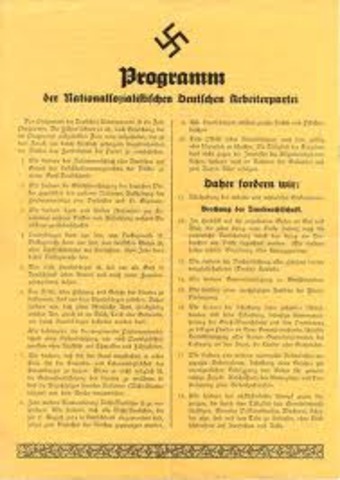 25 Puntos del NSDAP