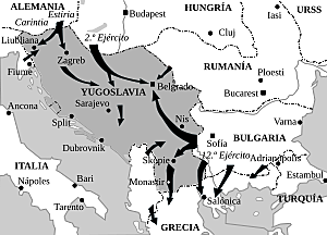 Alemania invade Yugoslavia
