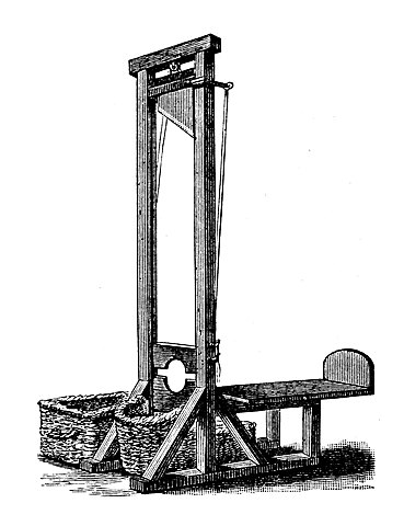 First Use of the Guillotine