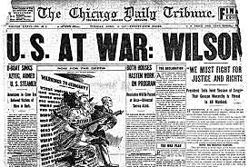 The United States enters WWI