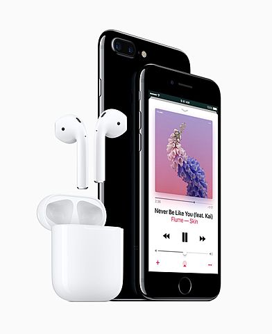 Iphone 7 Plus y los Air Pods