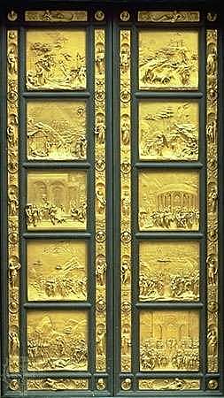 Ghiberti completes The gates of paradise