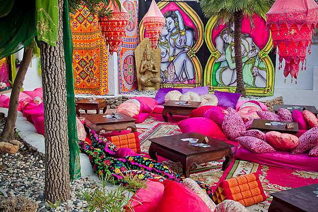 Mercado hippy (Las Dalias, España)