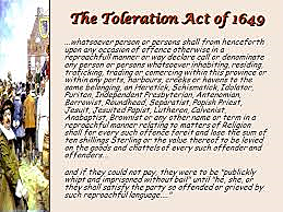 Maryland Toleration Act