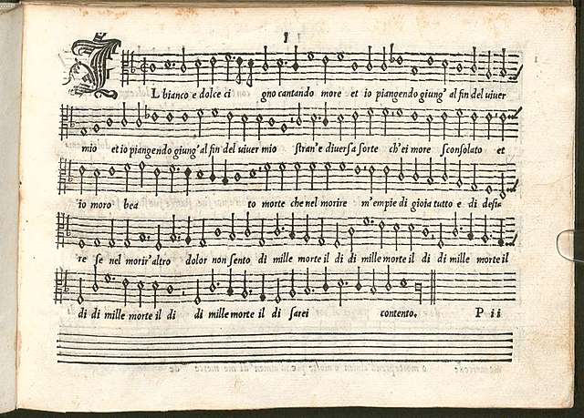 Arcadelt, Il bianco e dolce cigno