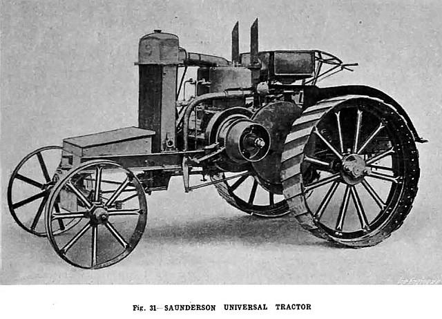 Tractor de cuatro ruedas