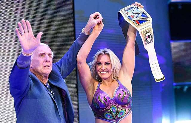 Charlotte Flair - first reing