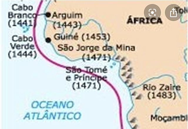 Chegada a São Tomé