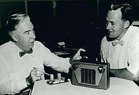 First car radio installed in a commercial car