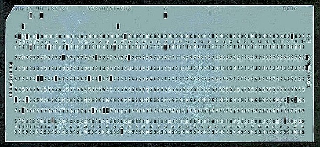 Les rubans perforés 1725