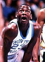 Michael Jordan earns a basketball scholarship to University of North Carolina