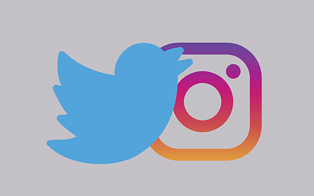 INSTAGRAM Y TWITTER