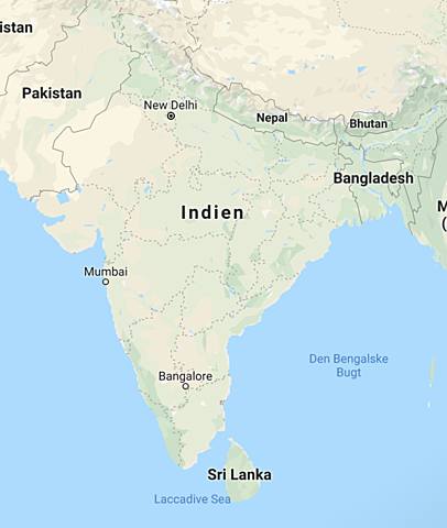 Englænderne trak sig ud af Indien