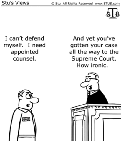 Gideon v. Wainwright, 1963