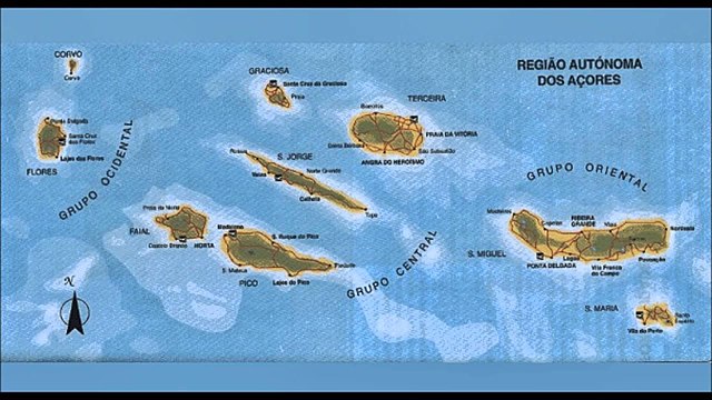 Desembarque no arquipélado dos Açores