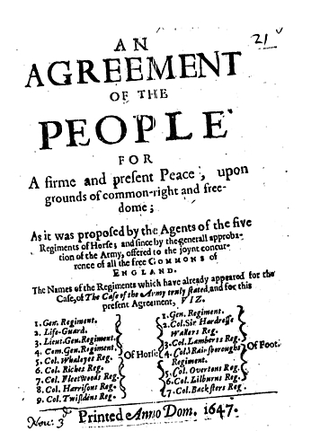 "An Agreement of the People"