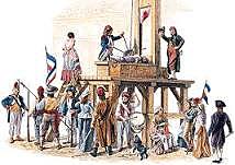 First use of guillotine