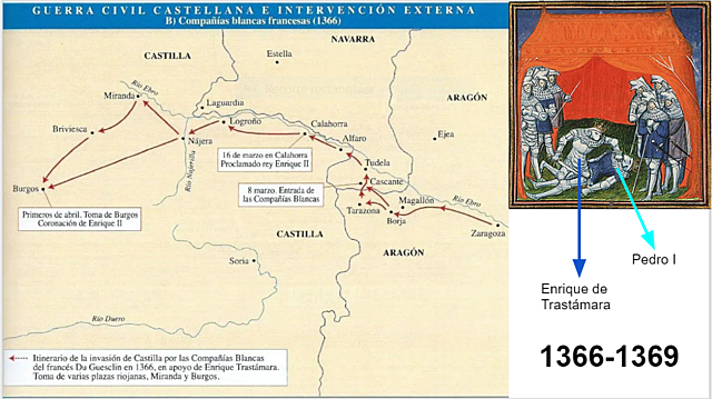 Guerra civil entre Pedro I y Enrique de Trastámara (1366-1369)