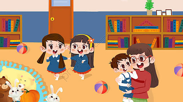 I was studing kindergarden