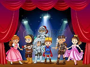 I acted in a scholl play